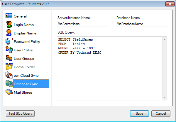 Database Sync